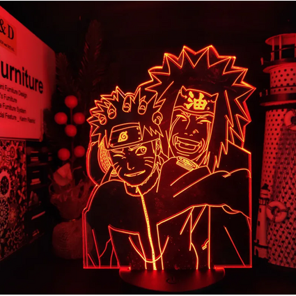Светильник Джирайя и Наруто: Наруто (Jiraya and Naruto: Naruto) 3D