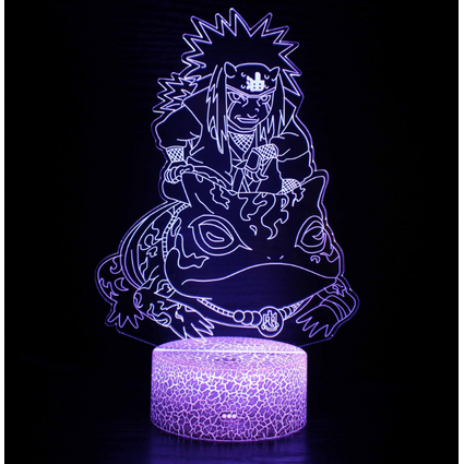 Светильник Джирайя на Гамабунте: Наруто (Jiraya on the Toad: Naruto) 3D