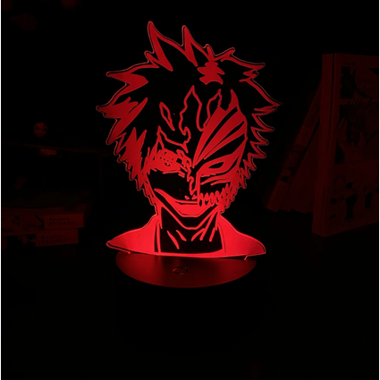 Светильник Ичиго Куросаки в маске пустого: Блич (Ichigo Kurosaki: Bleach) 3D