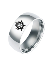 Кольцо Сверхъестественное серебряное размер 10
