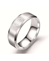 Кольцо Знак Акацуки серебряное размер 5