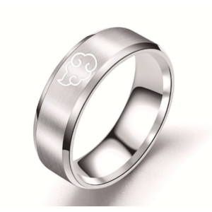Кольцо Знак Акацуки серебряное размер 8