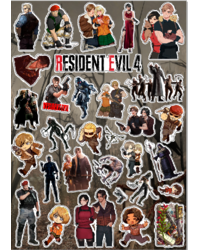 Стикерпак 125 Resident Evil 4. Формат А4