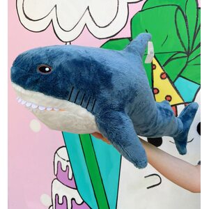 Мягкая игрушка Акула синяя 60 см.