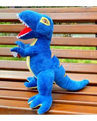 Мягкая игрушка Динозавр синий 35 см.