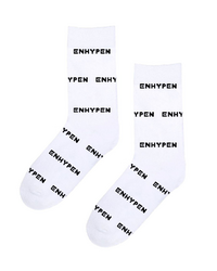 Носки Enhypen высокие (36-41, белые)