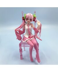 Фигурка Сакура Мику на стуле: Вокалоиды (Sakura Miku: Vocaloid) 15 см.