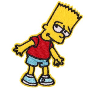 Нашивка Барт Симпсон 10 см.