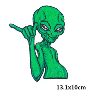 Нашивка Инопланетянин Алоха 13 см.