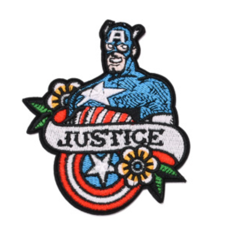 купить Нашивка Justice Капитан Америка 10 см., в Ростове с доставкой