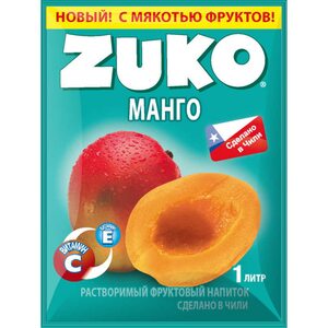 Растворимый напиток Zuko Манго 25 гр.