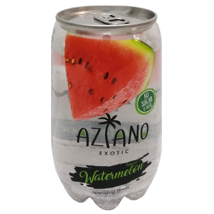 Газированный напиток Aziano со вкусом арбуза 350 мл.