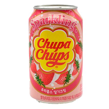 Газированный напиток Chupa-Chups Клубника 345 мл.