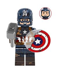 Фигурка Lepin Капитан Америка с разбитым щитом (Captain America with a broken shield : Marvel)