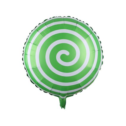 Шарик Спираль зеленый круглый